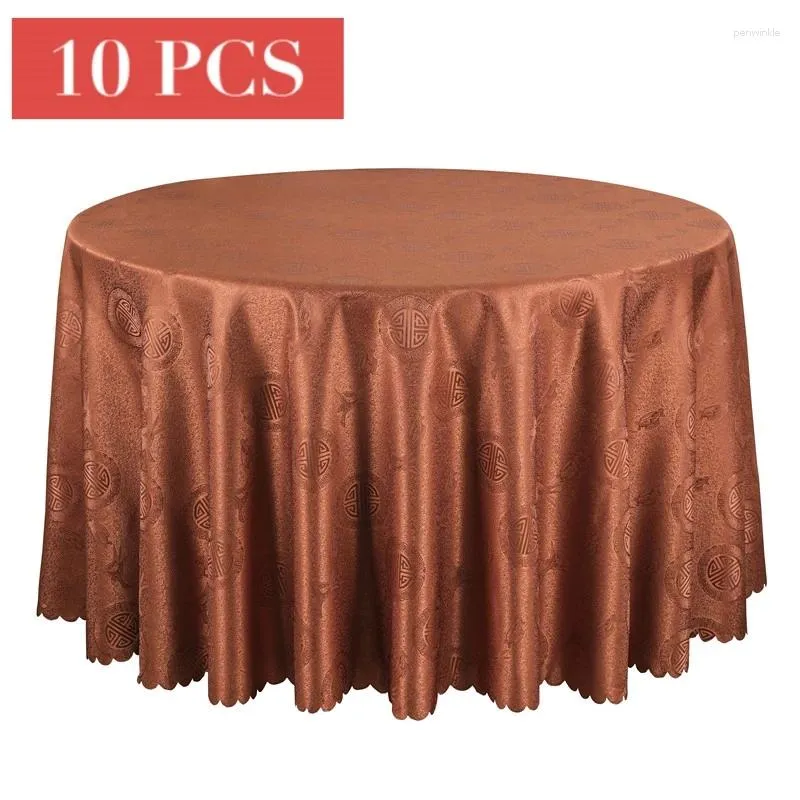 Tableau de table 10pcs carré solide d'épaisseur pour el banquet décor intérieur couvertures rondes rounds blancs rouges à manger