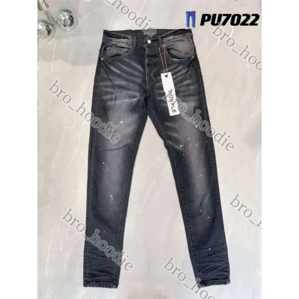 2024 Lila Jeans Designer Herren Jeans Pantilette Marke Jeans Modetrends High-End-Qualität Straight Design Retro Streetwear Casual Joggers Joggers Pant 556