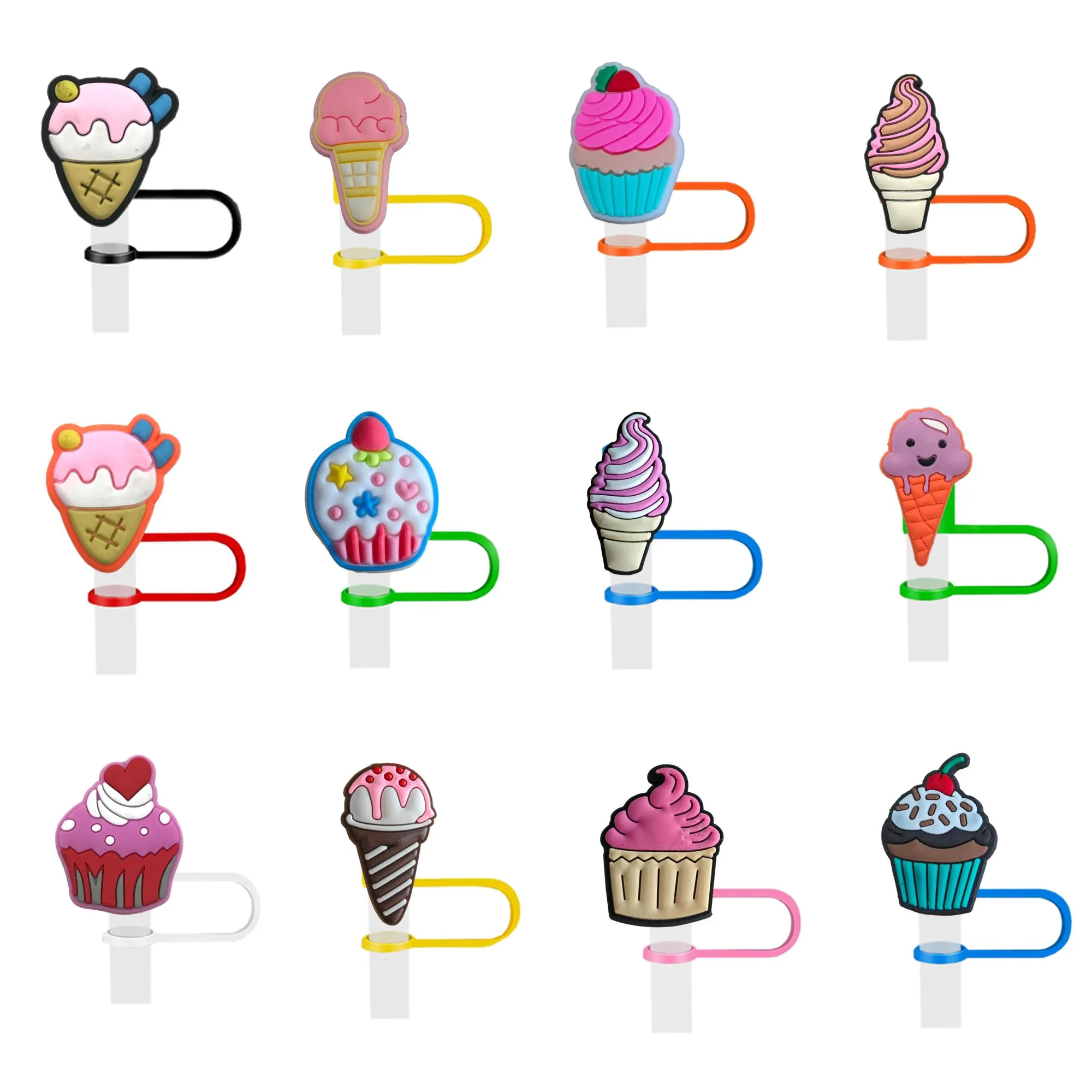Other Table Decoration Accessories Ice Cream Theme St Er For Cups Drinking 30 40 Oz Water Bottles Dust-Proof Caps 10Mm Cap Cup Drop De Otwfl