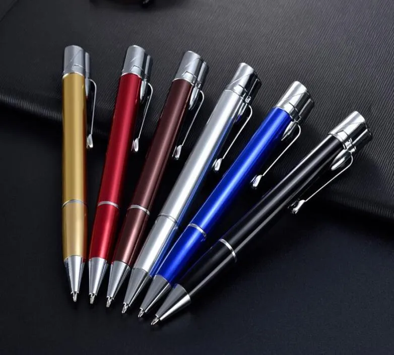 BallPoint Pen Ball Point Shape Windproof Smoking Lighters No Gas Adjustable Green Straight Flame Jet Torch Cigar Cigarette Lighter3759405