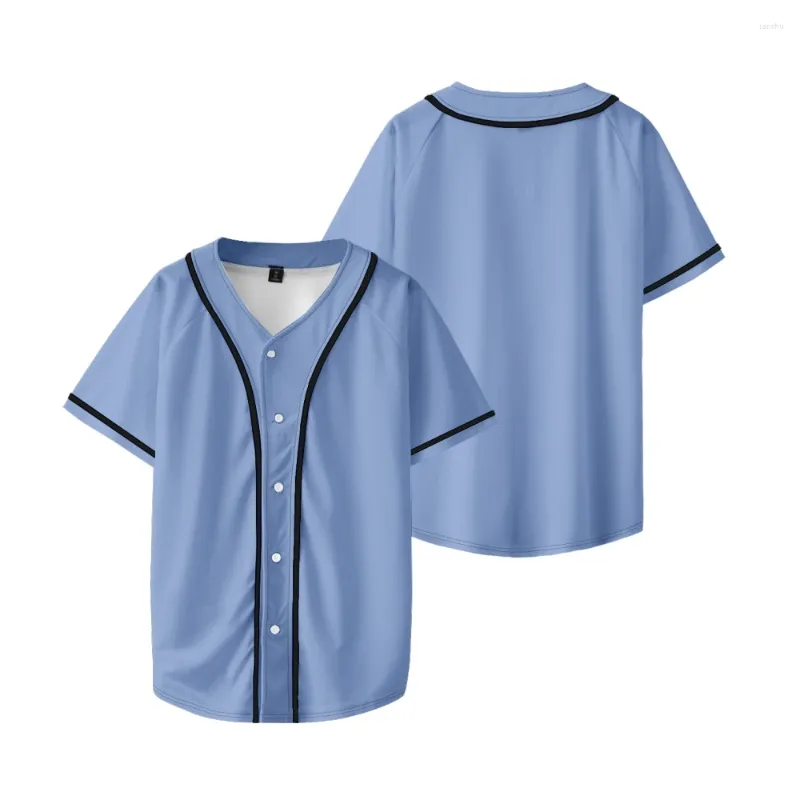 Camicie da uomo a magliette da baseball con outfit da uomo e donna manica corta camicia divertente