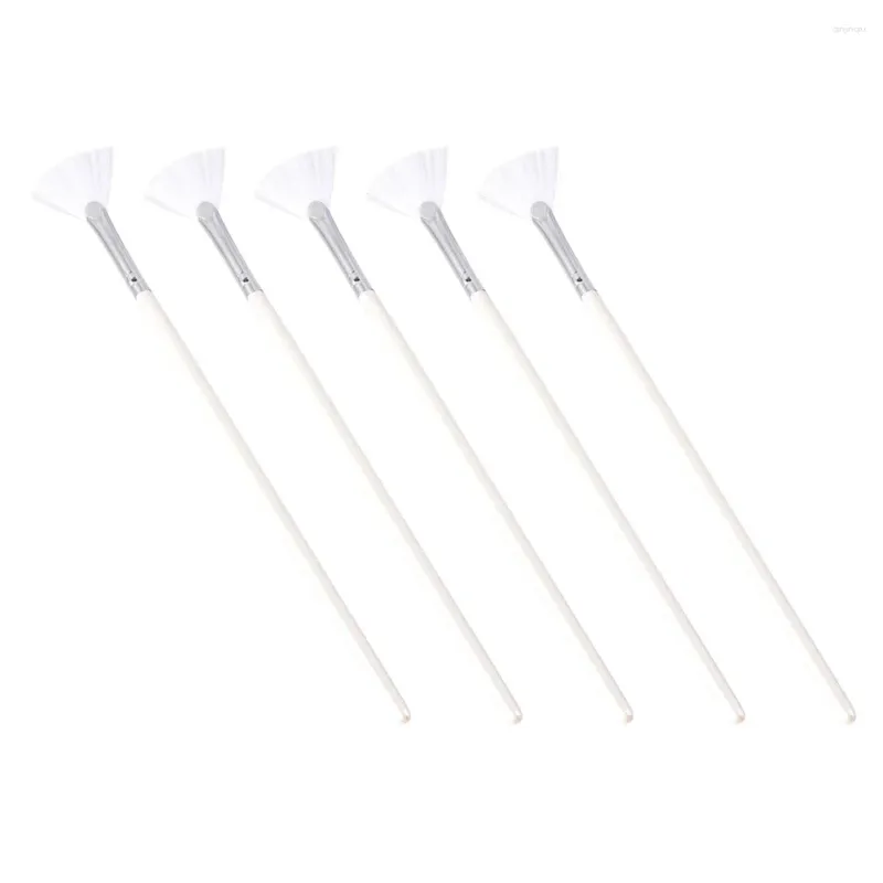 Makeup Brushes 5pcs Face Mask Applicator Tools Supplies de soins de la peau en forme de ventilateur