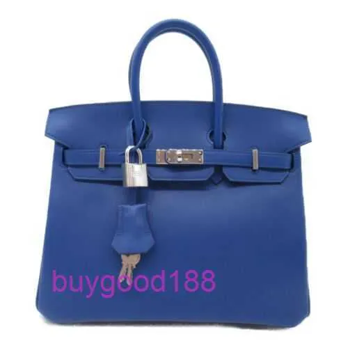 Aabirdkin Delikatne luksusowe designerskie torba 25 torebek b Swift skórzana niebieska ręka damska torebka crossbody crossbody