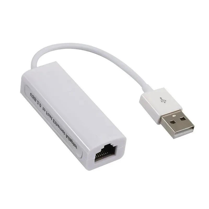 USB 2.0 WIRED USB till RJ45 Network Card 10/100Mbps USB till RJ45 Ethernet LAN Adapter Network Card för PC Laptop Windows 7 8 10 11