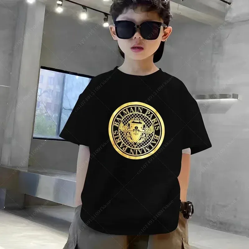 Fashion Baby Boys Girls Tshirt pour les enfants d'été Tshirts Kids Cotton Casual Clothing Shirts Boy Girl Tops Tee Tee Top 240514