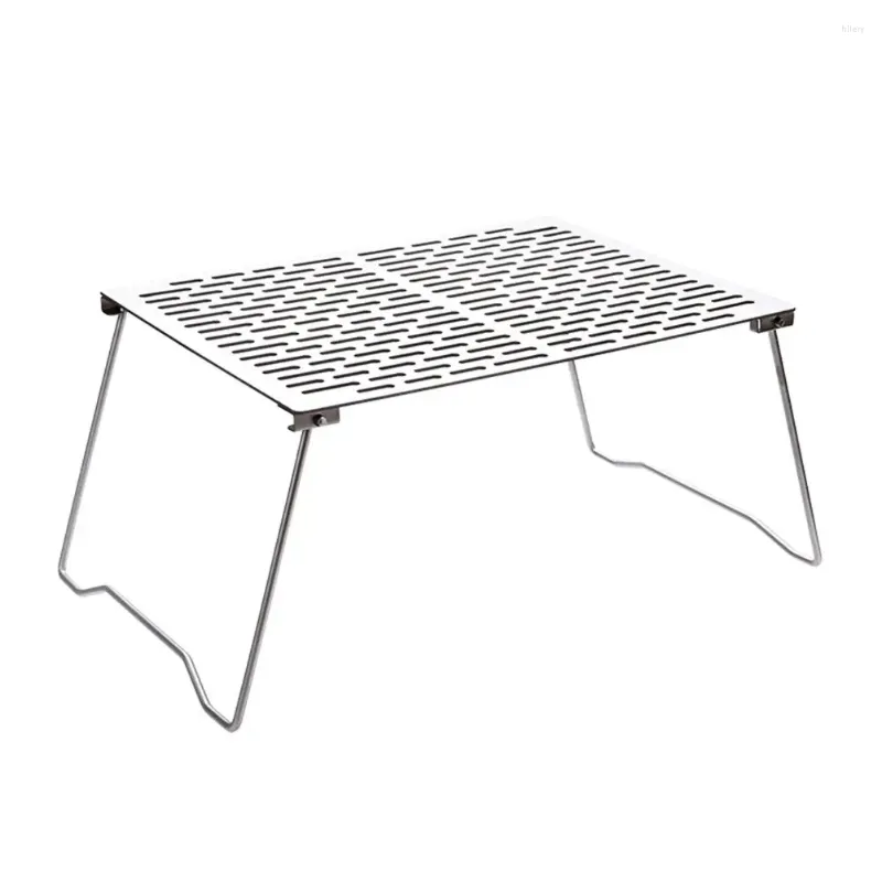 Strumenti Frame di torrefazione in titanio con gambe pieghevoli BBQ picnics kit barbecue kit da campeggio grill tavolo pieghevole