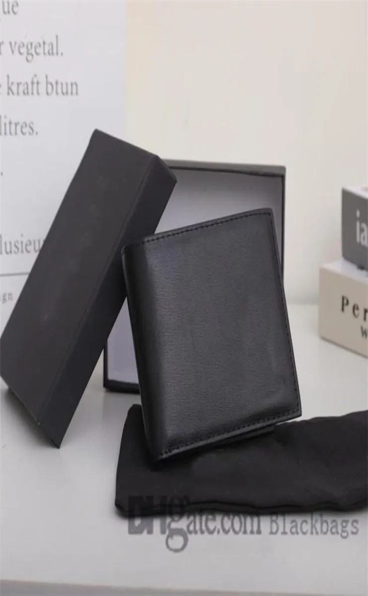 Luxurys designer män plånbok y klaff handväska korthållare mynt plånböcker7951006