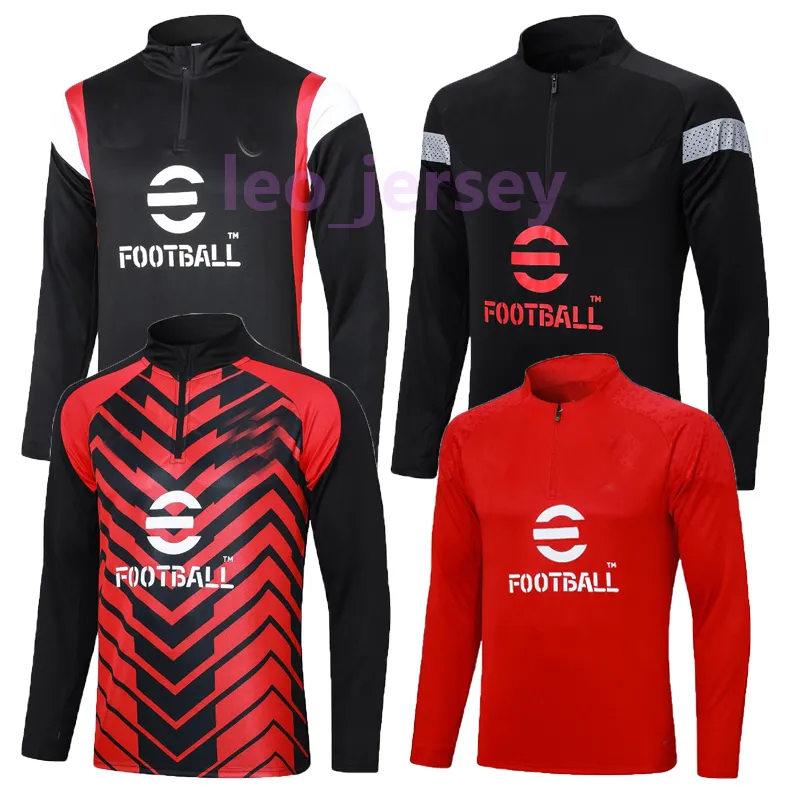 23 24 AC Tracksuit Maglia Training Survetement Camiseta Chandal Top Giroud Football Tracksuit Männer uomo calcio quadratisch joggen