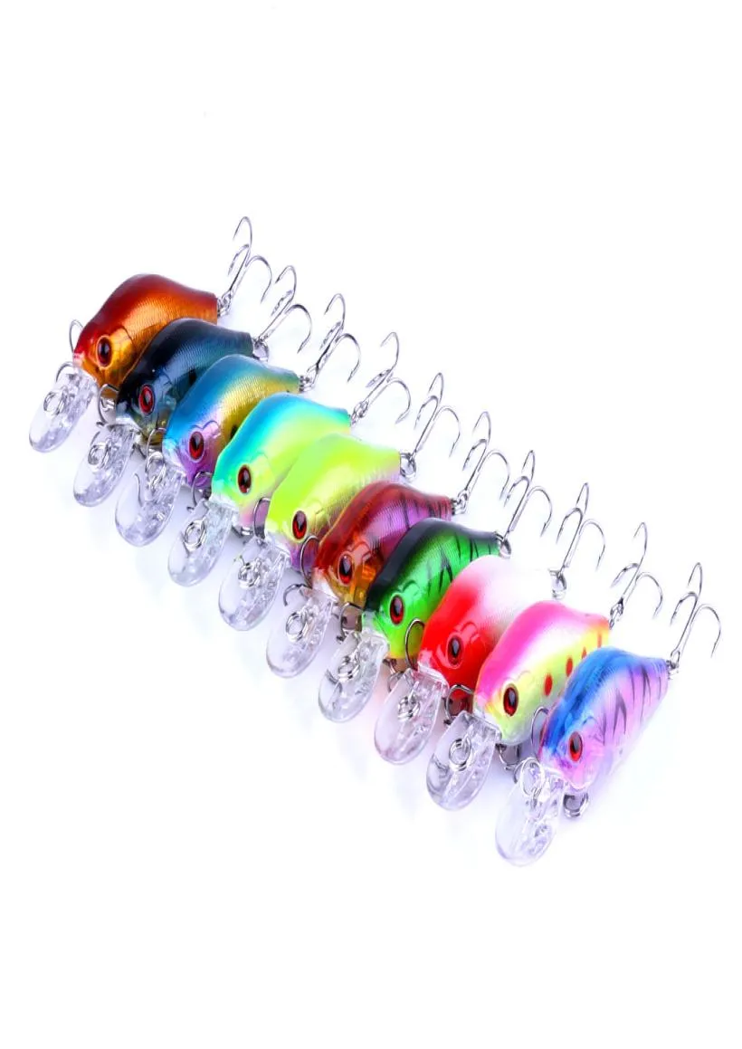 HENGJIA 10Colors Length 7CM Weight 10G Crank Bait Fishing Lure Hard Bait Artificial Vivid Swimming Fishing Lure Tackle5929150