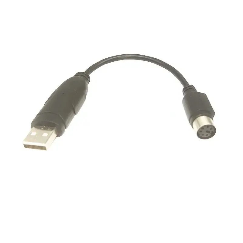 USB naar PS2 -adapterkabel 1/2 Ondersteuning KVM Scanning Gun Toetsenbord met ChIP PS2 -schakelaar Fabrikant Groothandel
