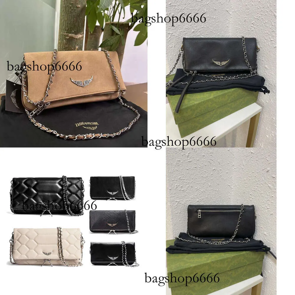 Black Voltaire Tote Handbag Shoulder Designer Bag Mans Genuine Leather Mini Pochette Rock Swing Original Edition