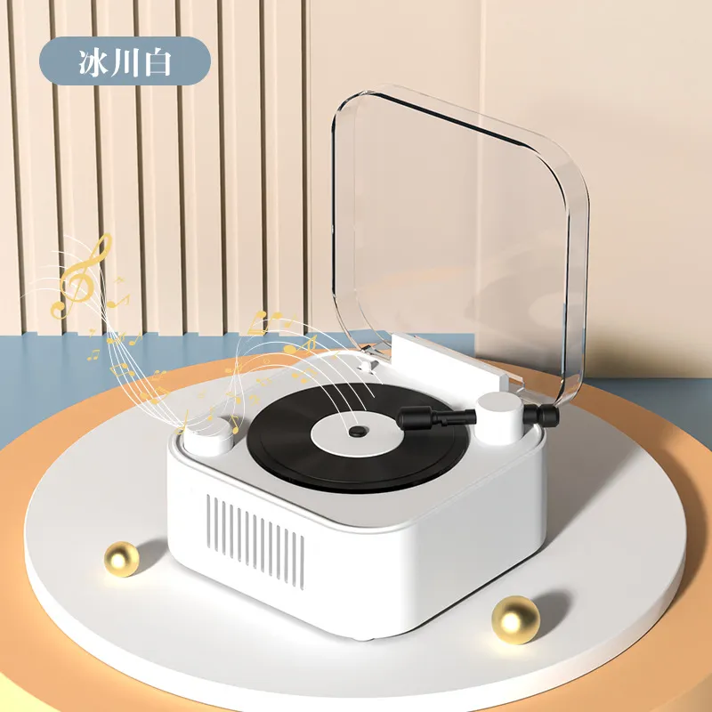 Vintage Bluetooth Speakers: Retro Record Player Style Mini