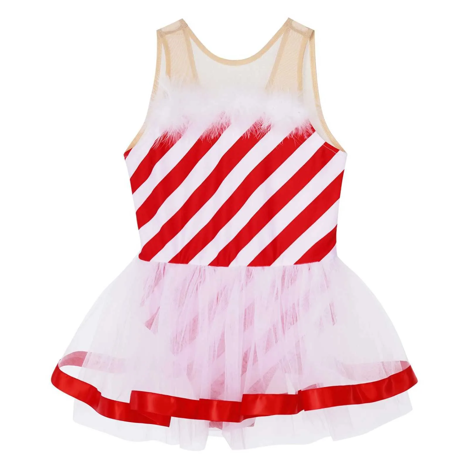 Girls Ballet Dance Tutu Dress Kids Short /Long Sleeves Tulle Bowknot Skate Gymnastics Christmas Birthday Party Leotard Dancewear – Buy The Best Products In The Online Store - Foto 5