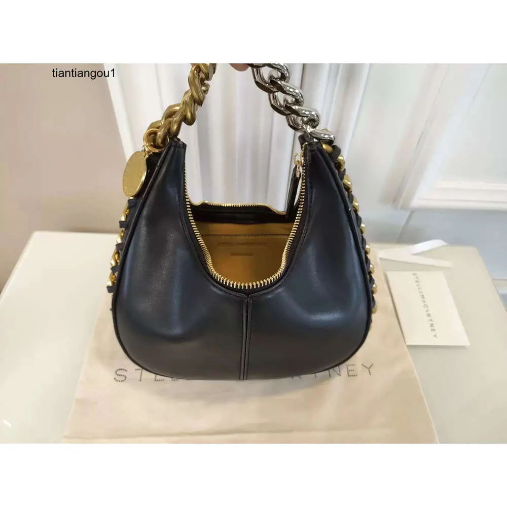 DHgate Womens Designer Shoulder Bag in Genuine Leather with Axillary Packaging Stella McCartney Inspired Bags Luggage Accessories