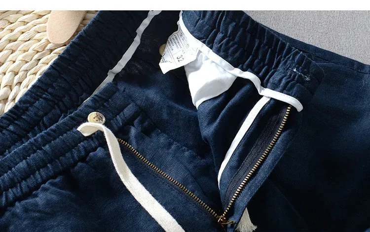 Pantalon décontracté homme coupe droite couleur blanc pur_voghion.com