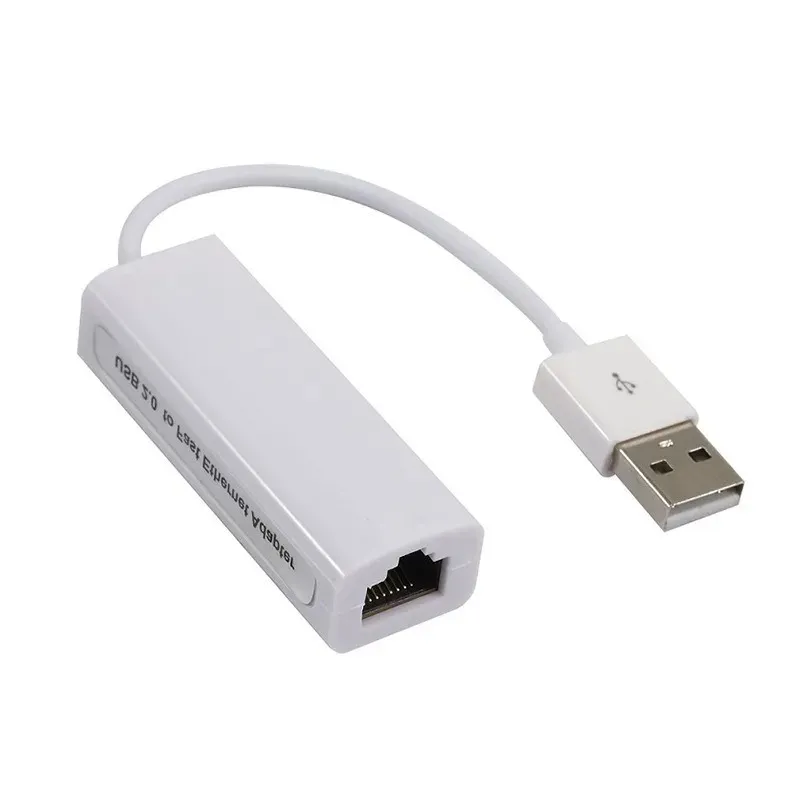 USB 2.0 WIRED USB TO RJ45 Сетевая карта 10/100 Мбит/с USB до RJ45 Ethernet LAN Adapter Network Card для ПК Ноутбука Windows 7 8 10 11