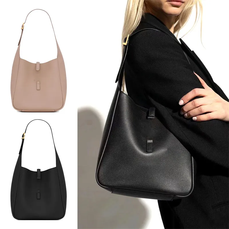 Äkta läder 10a designer axelväska hink hobo luxurys män kvinnor vintage dragkammar påsar semester plånböcker handväska crossbody stam totes koppling väskor