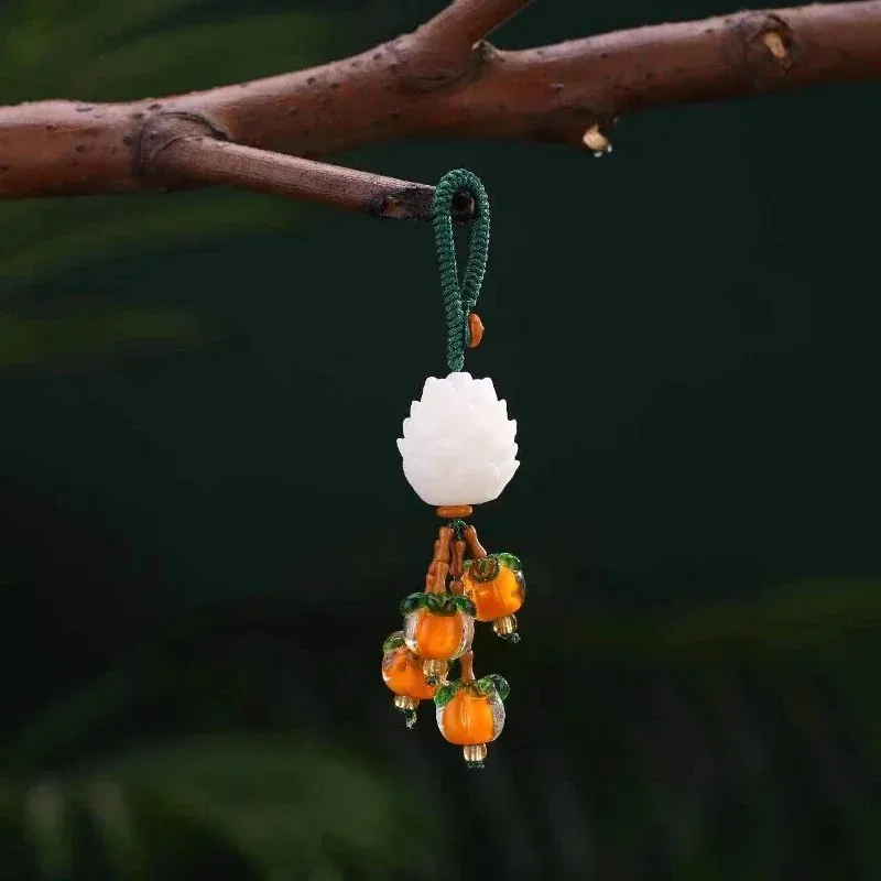 Vintage handgemaakte gebarneerd bodhi lotus bloemensleutelhanger voor vrouwen mannen houten sieraden hangende charmes eenvoudige nepal kralen sleutelhangers