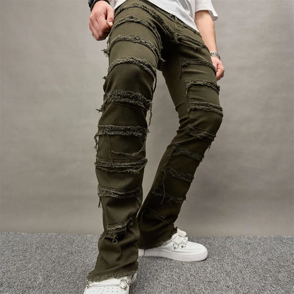 2024 جينز غير رسمي جديد Instagram American Trendy Strendy Bants High Strain M515 52