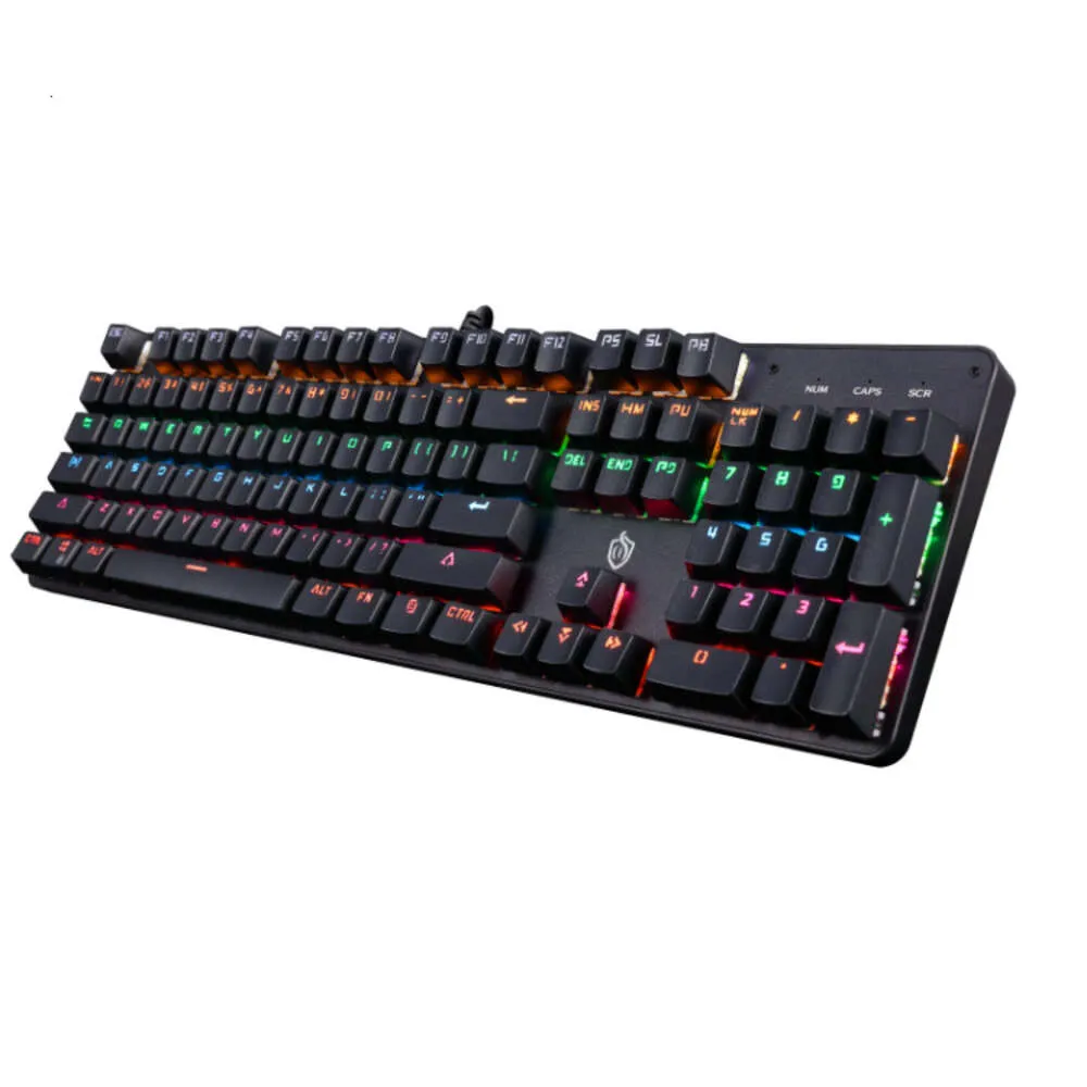 HJK901 RGB Mechanisch toetsenbord Mechanische USB 104Key draagbaar toetsenbord voor computer gamer DDMY3C