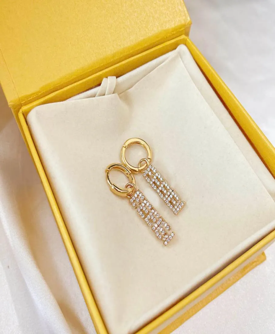 Women Hoop Earring Designer Jewelry Gold Stud Earring Luxury Letter Diamond Huggie Dingle Earrings 925 Silver Men Fashion Studs WI9269290