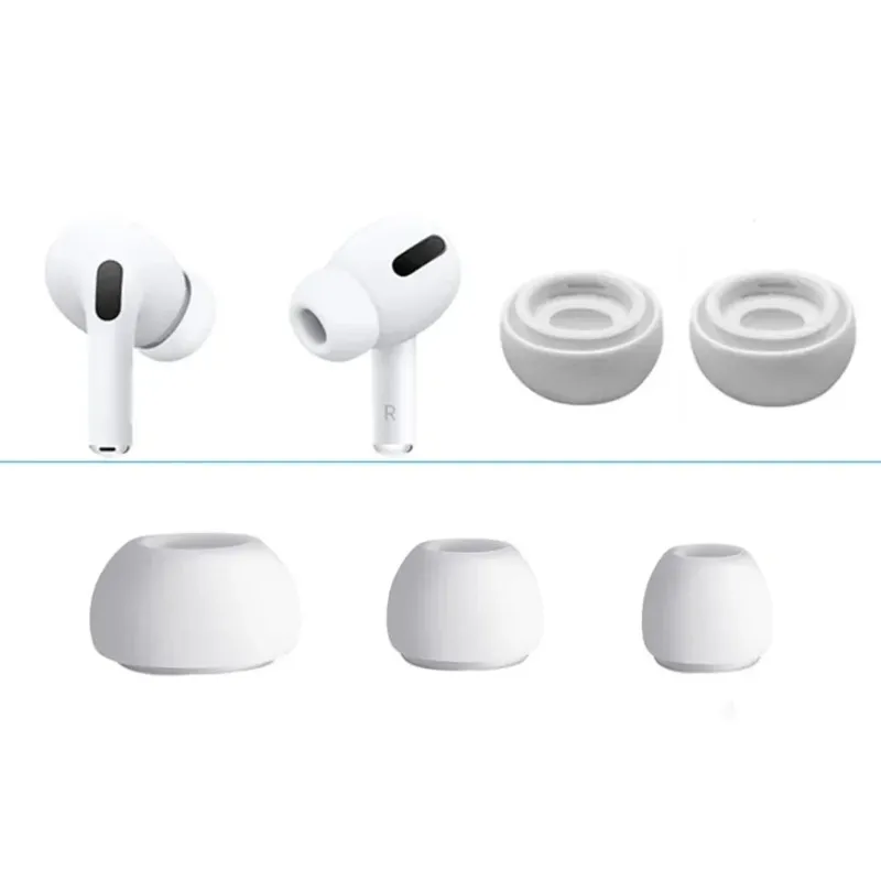 Najnowsze miękkie silikonowe słuchawki słuchawki Pokrywa zatyczki do uszu na Apple Airpods Pro 3 słuchawki Wart