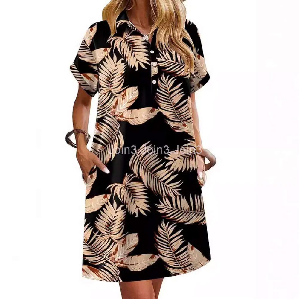 Womens Summer Short Sleeved Loose Beach Dress with Pockets Casual Short  Dresses from Dhgate Basic & Casual Dresses - price 28.15
