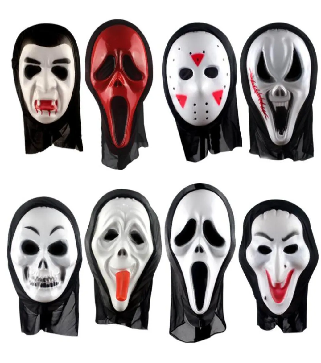 Novelty Scary Toys Halloween Carnival Masker Party Ghostface Mask Horror Screaming Grimace Masks for Adult Prop3529521