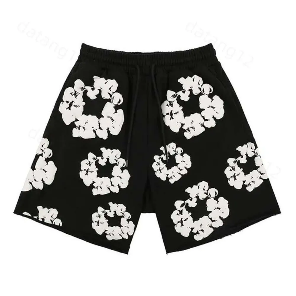 Men's Shorts Designer Denim Teers Short Foam Cotton Graphic Harajuku Oversized Kapok Shorts T Shirt Suit Woman Casual Print Streetwear Hip Hop Shorts Brand 311