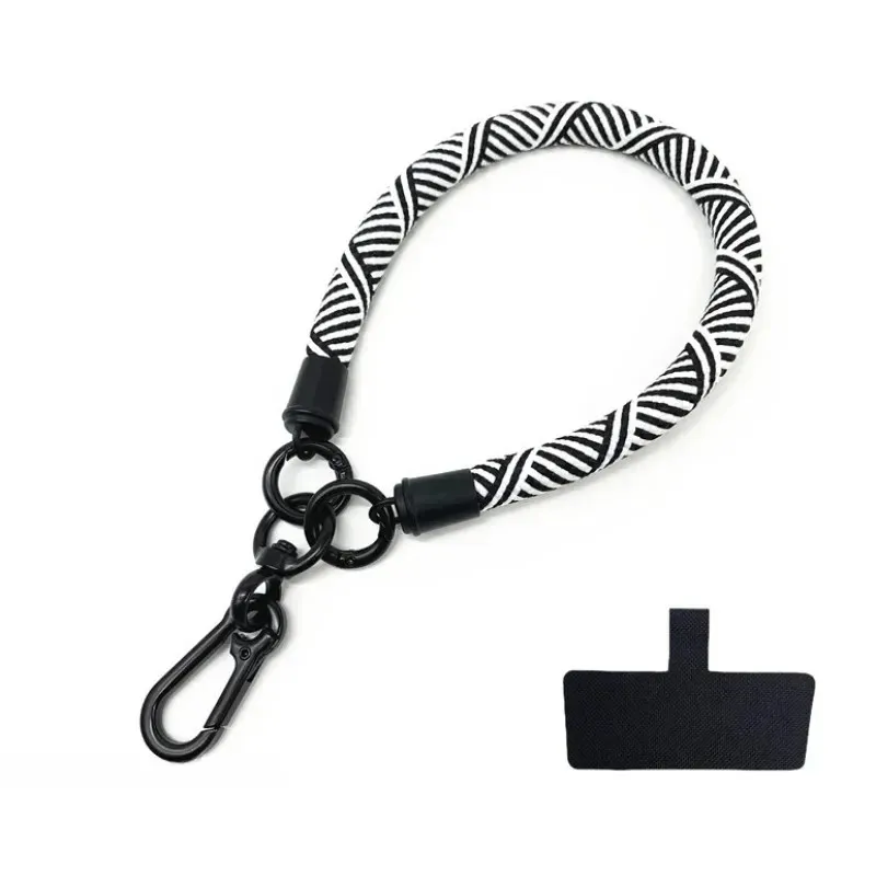 Cinta colorida de cor de cor de 10 mm para acessórios para telefone pulseira de pulseira de lagosta metal de lagosta de chapinha