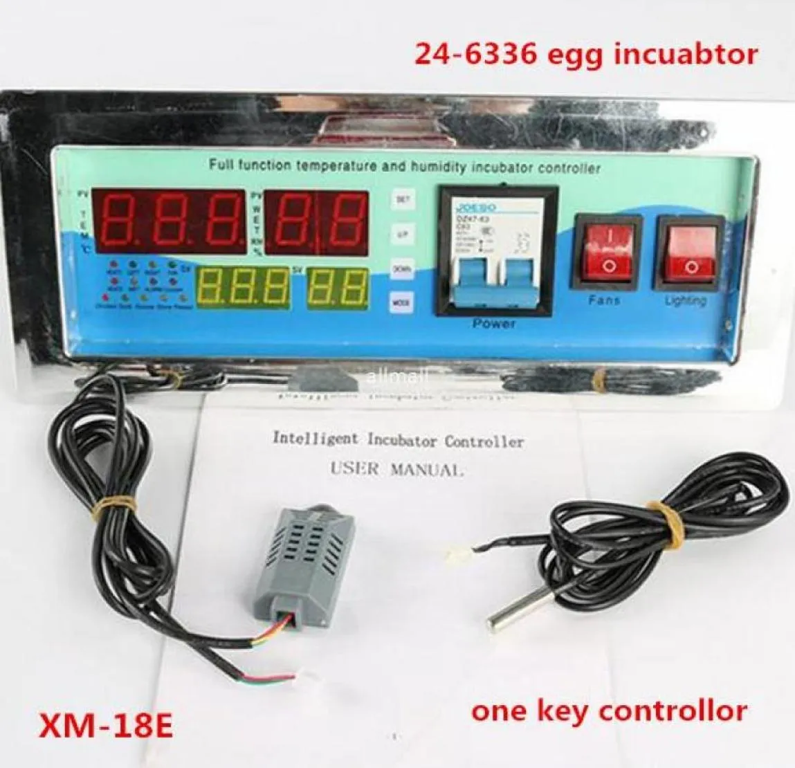 5652415の完全な自動卵インキュベーター温度湿度コントローラー卵インキュベーターデジタルコントローラー