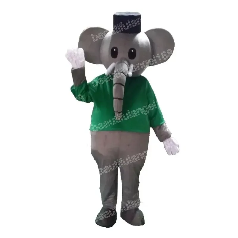 High Quality Elephant Mascot Costume Halloween Carnival Unisex Adults ...