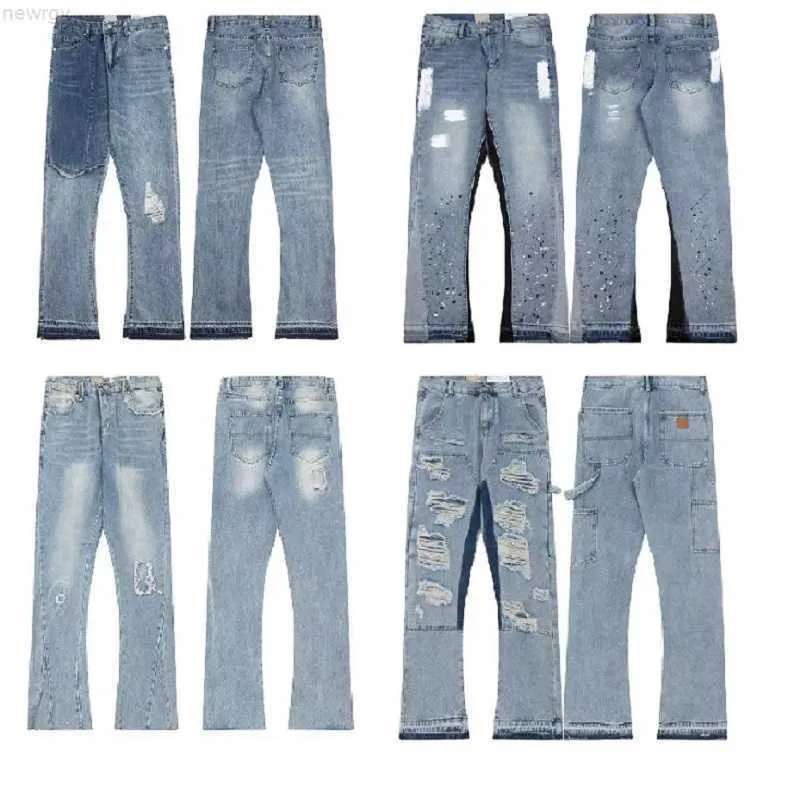 jeans designer designer pants ripped jeans men simple basic jeans for men women fashion retro street wear loose casual bootcut jeans mens pants trousers M -2XL