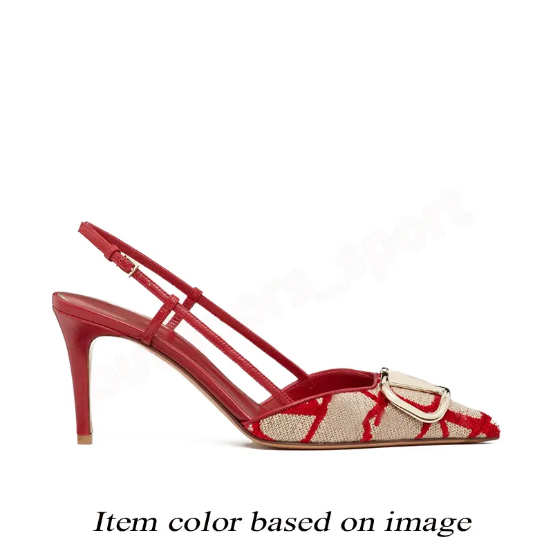Valentino Designer Sandals Womens Ladies High Heels Rivet Studded Pointed Peep Toes Pumps Black Pink Nude Silver code L Slingback Heel Sandale 2 795 DHgate