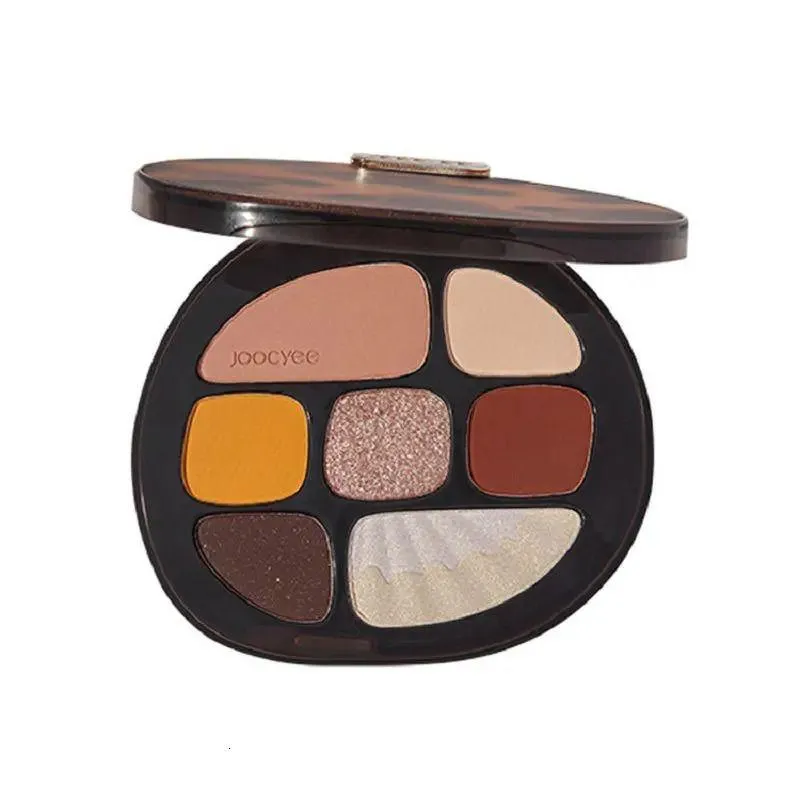 Palette à paupières à paupières JOOCYEE Amber Palette de fard à paupières Shell Matte Rose Love Lettre de huit couleurs Highlighter Maquillage 240318 Drop livraison Santé BE DH4QQ