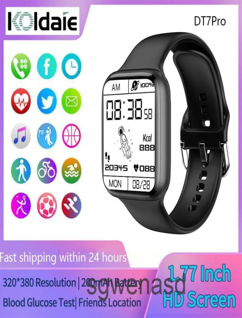 Smart Watches Series 7 45mm Smartwatch GPS Waterdichte afstandsbediening Pographing Sport Fitness Tracker Hartslagmonitor Blooddruk1862029