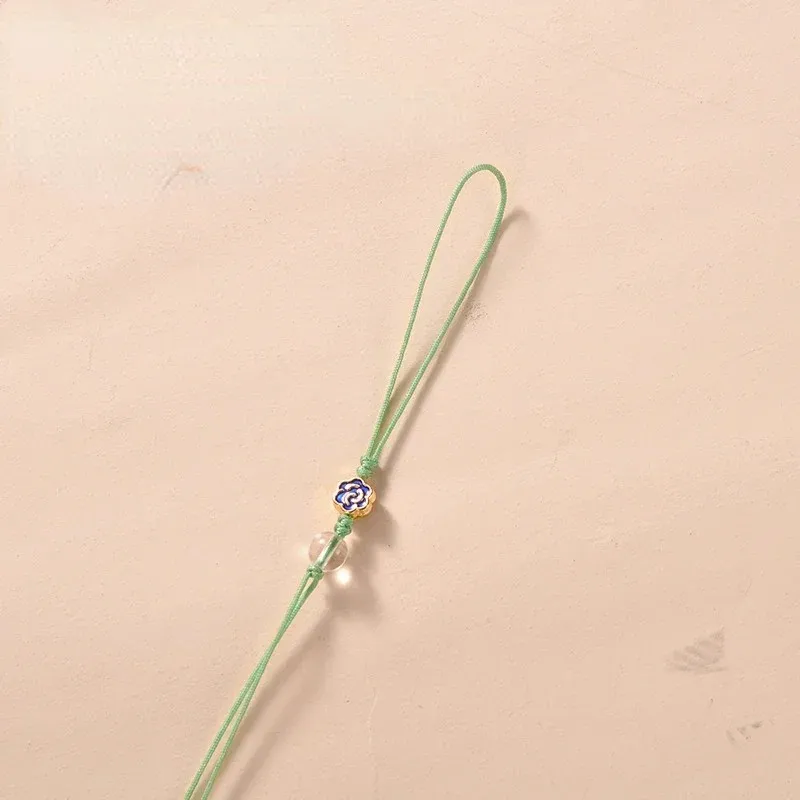 Kinesisk knut jade pärla tofsar diy hantverk konst smycken påse kläder bil nyckel kedja dekor små hängen slät fransar trim
