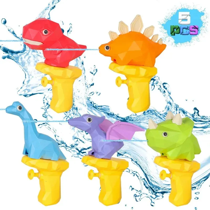 5/10 Childrens Water Spray Guns Spray Small Dinosaur Sailor Guns Summer Pool Pool Beach Party Toys 240514