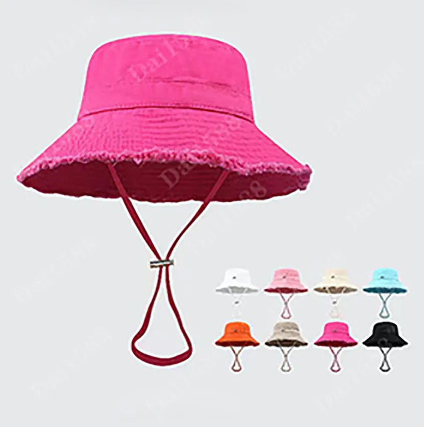 Designer Canvas Bright Pink Bucket Hat With Wide Brim For Men And Women Sun Protection And Fashion Accessory For Outdoor Beach And Leisure Activities From Aa13692396214 10.83 DHgate.Com