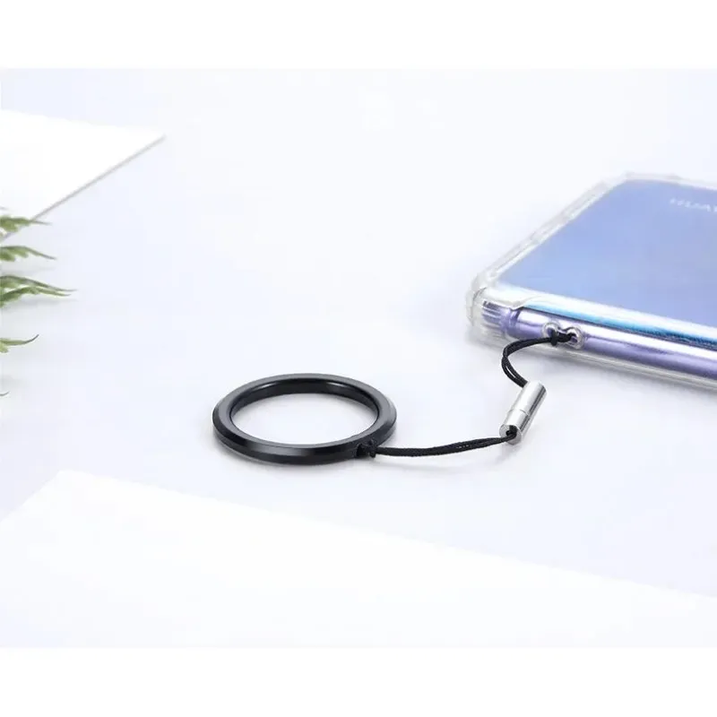 Металлическая кольцевая петля рука запястья грудью для iPhone Huawei Samsung Case USB-флэш-накопители клавиши клавиши Клайки Камера Анти-носовые ремни