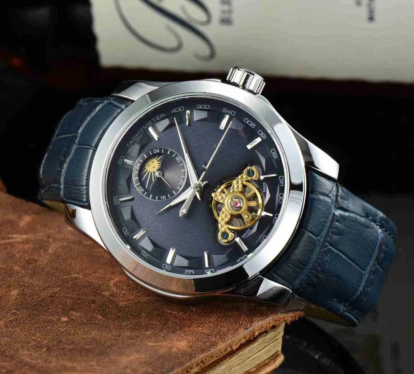 2024 Mens Belt Machinery Product Automatic Flywheel Watch Talk about Watches