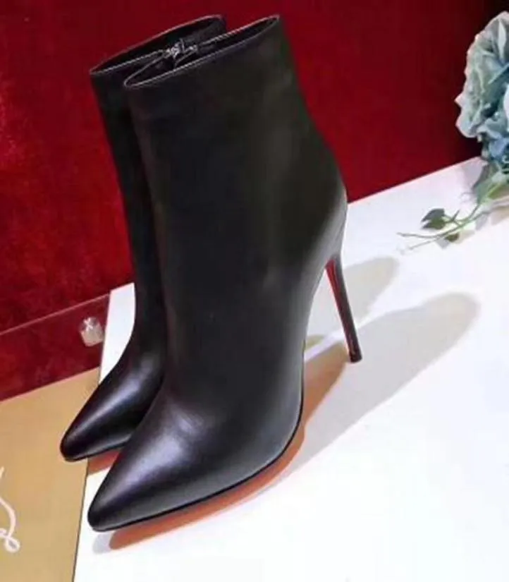 Entièrement vendant de la nouvelle créatrice de mode Femmes039 bottines de la cheville une variété de styles de zipper pointu Sexy Wom4568125