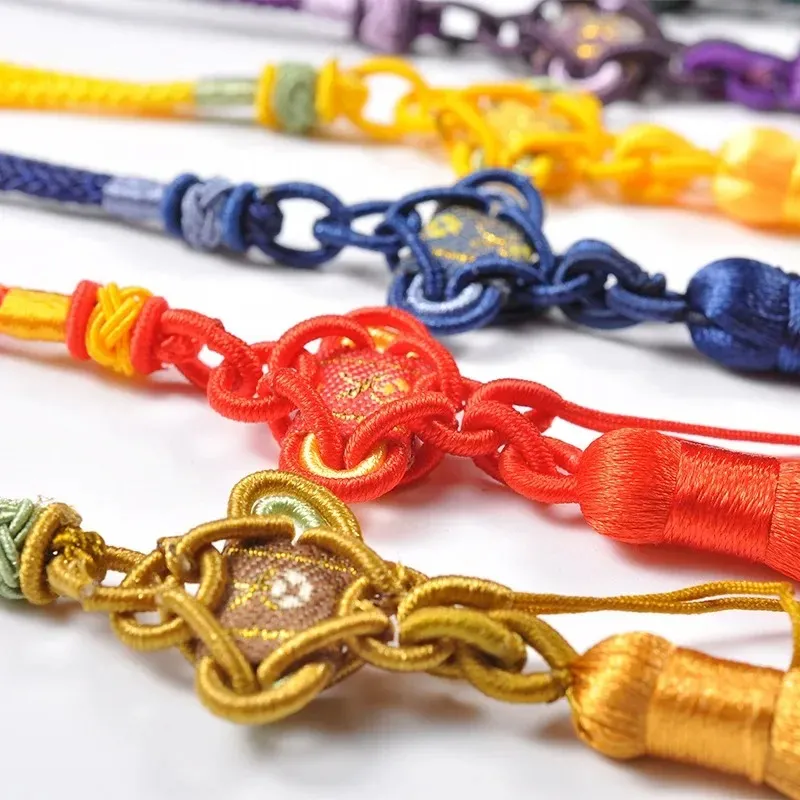 Chinese Knots Tassel DIY Pendant Pendant Jewelry Garment Decorative Accessories Car Key Bag Pendant DIY Craft Tassel Fringe