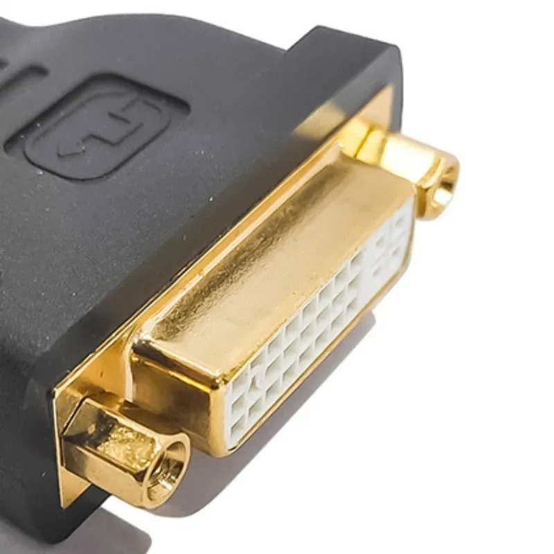 Adaptateur Bidirectional DVI D 24 + 1 mâle à HDMI Compatible Corable Corable Connecteur Connecteur pour projecteur Câbles vidéo audio