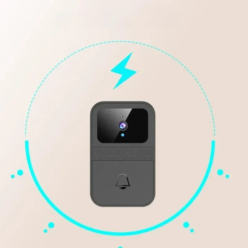 Smart Home Wireless Video Doorbell 2-Way Audio HD Video Deurbel Camera Cloud Storage Night Vision, 2.4G WiFi Compatibel