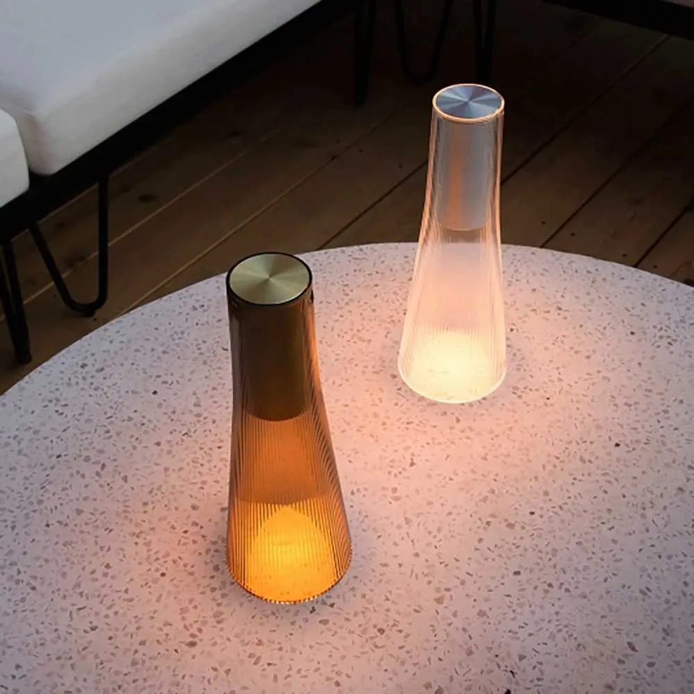 Table Lamps Bar night light touch switch stepless dimming restaurant glass night light outdoor IP20usb rechargeable table lamp