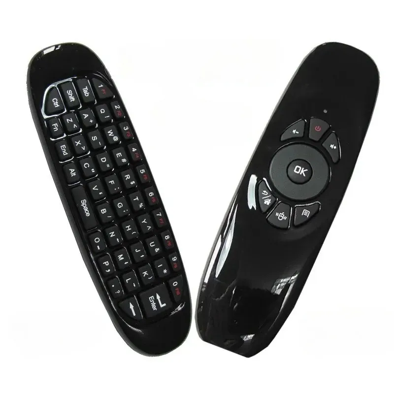 Mini Air Fare C120 Uçuş Hava Fare Kablosuz Klavye Airmouse Android TV Kutusu/PC/TV SMART TV Taşınabilir Mini