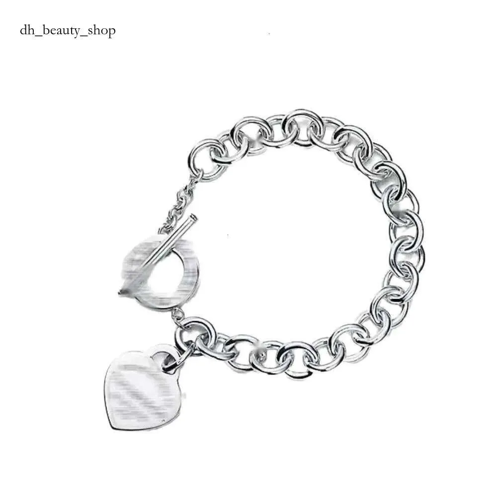 Tiffanyjewelry armbanden topkwaliteit paar charm klassieke ketting armband mode ontwerp hand tiffanyjewelry sieraden dames 24s 632