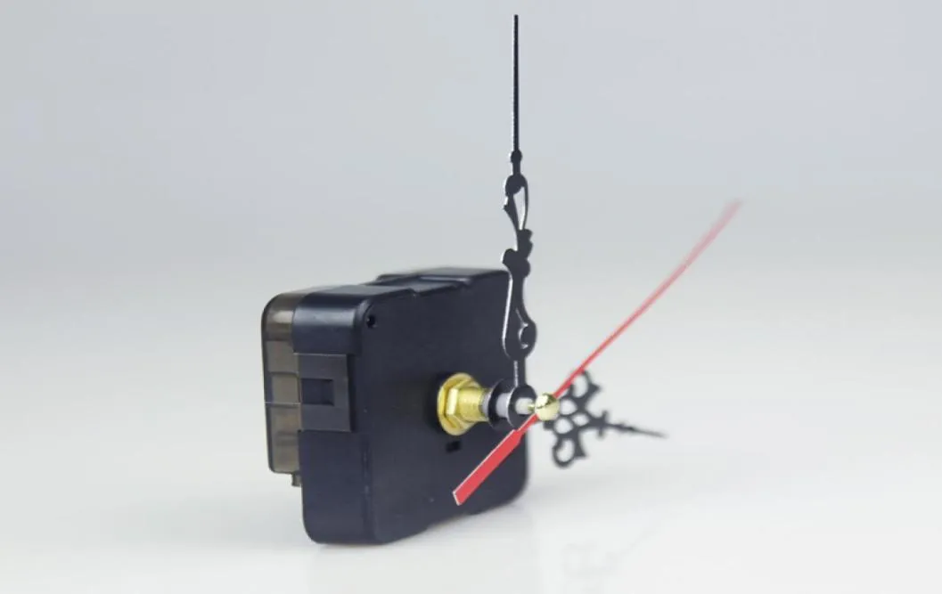 100pcs Kit de réparation de mouvement d'horloge en quartz bricolage outil de travail à main mécanisme de broche Mute sans batterie5920015