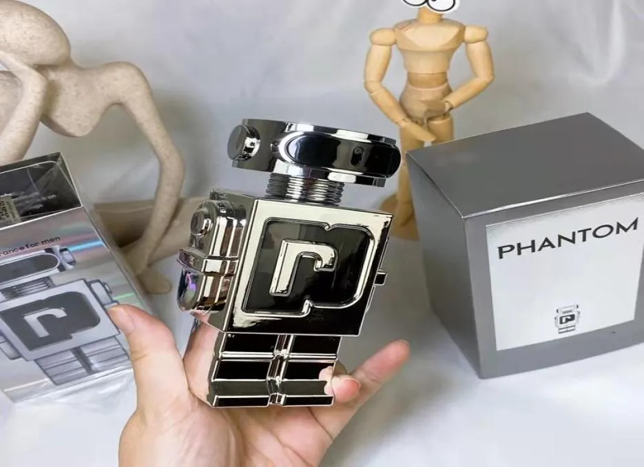 100 ml Phantom Spray Luxury Brand Men profumo Fragranza Edt Long Lunga ad alta qualità di buona qualità Vieni con Box Fast Delivery1318392